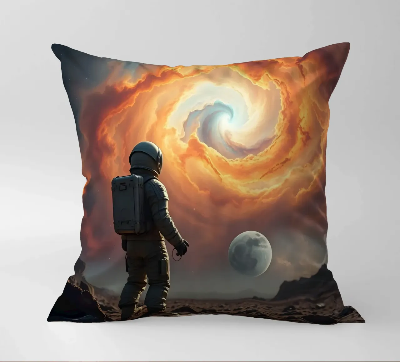 Lone Astronaut cuscino da Anita's Dream