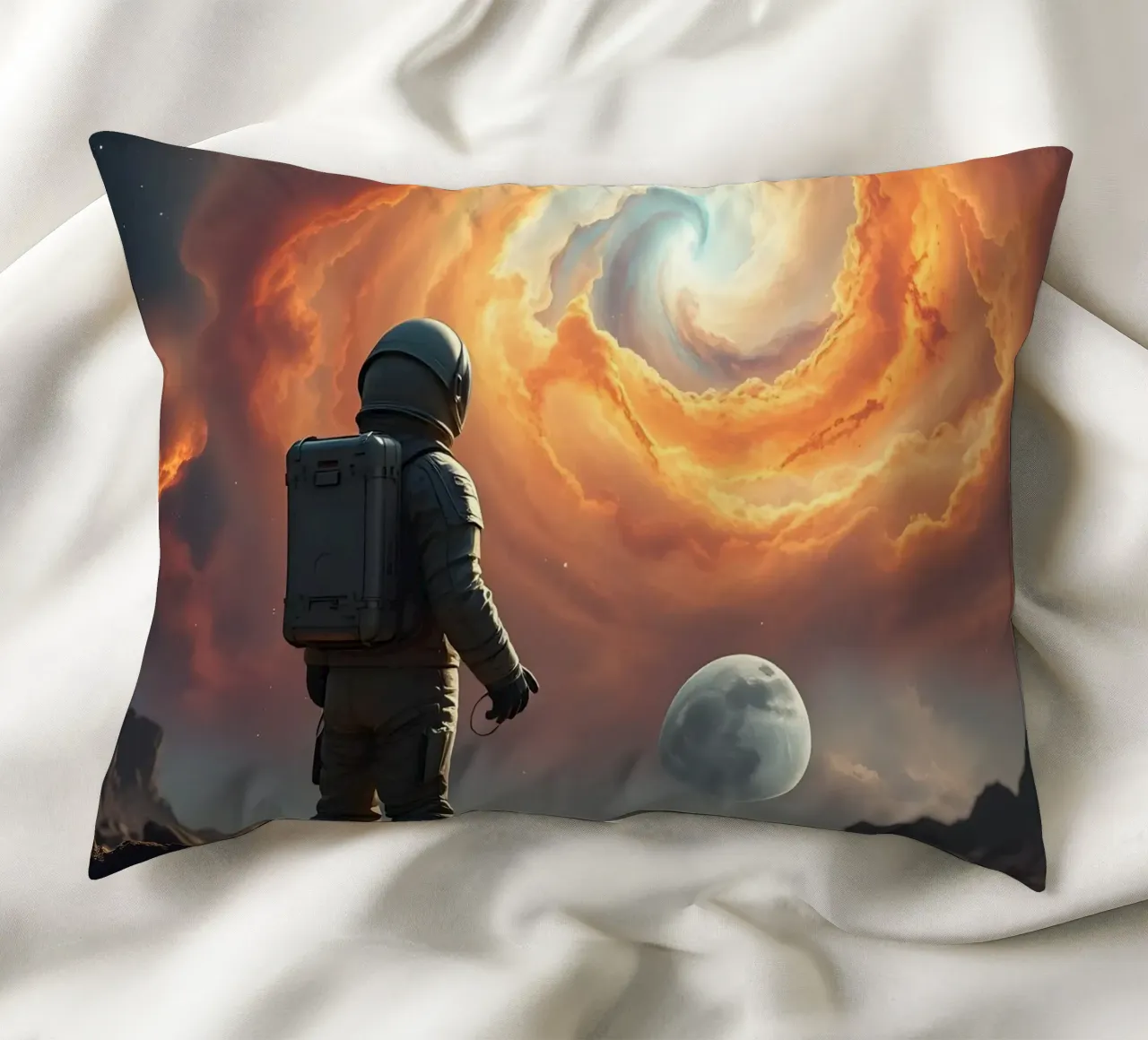 Lone Astronaut cuscino da Anita's Dream
