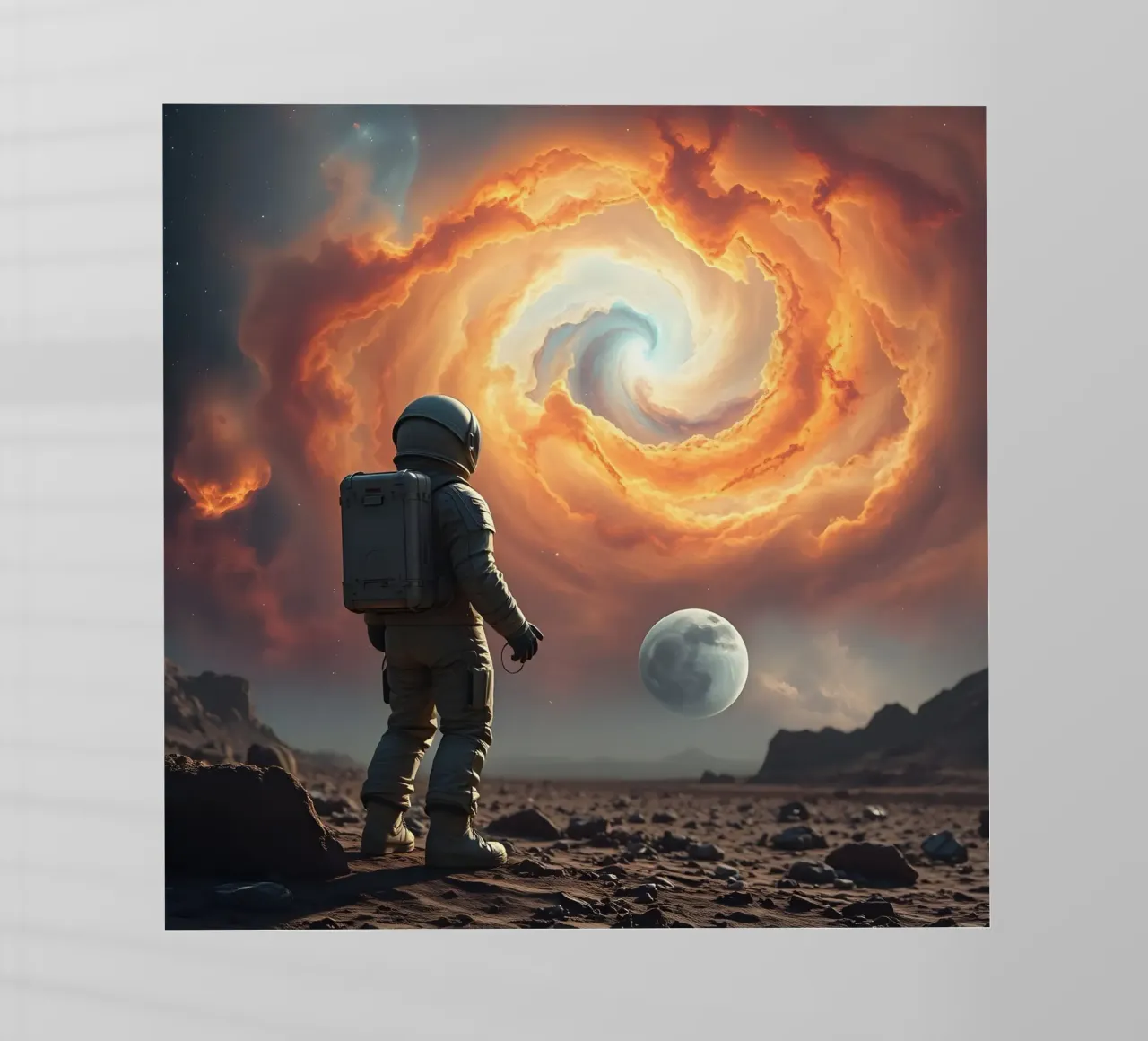 Lone Astronaut pellicola backlit da Anita's Dream