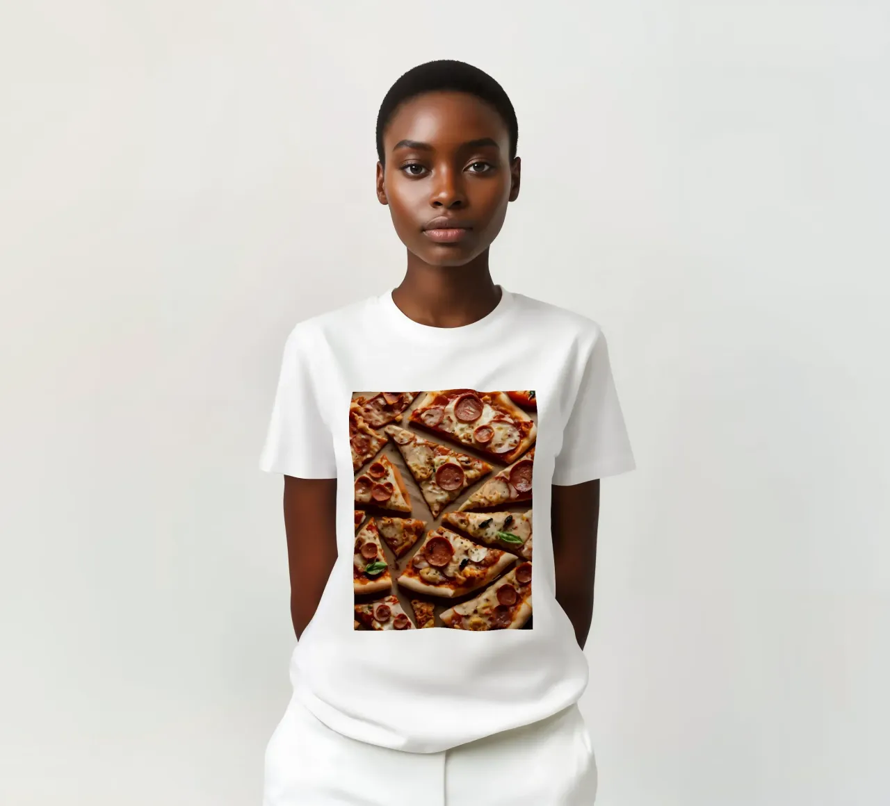 Abstract textured artwork featuring organic layers of muted t-shirt by DesignDoodle
