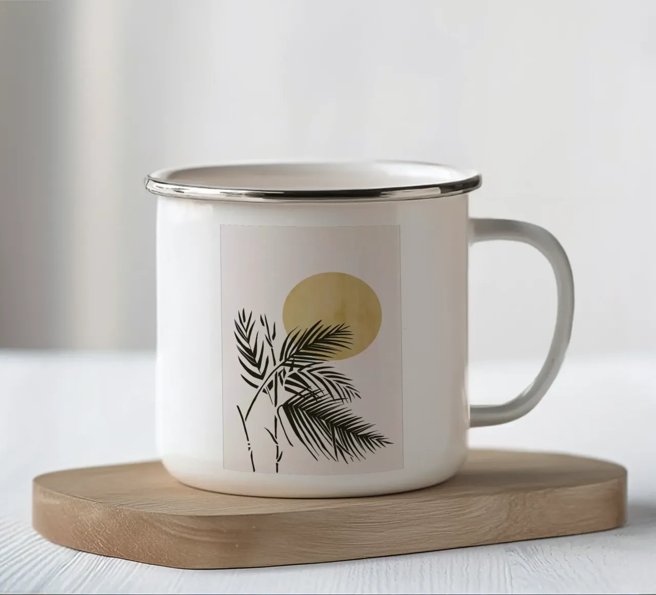 Golden Moon tazza in smalto da Pure