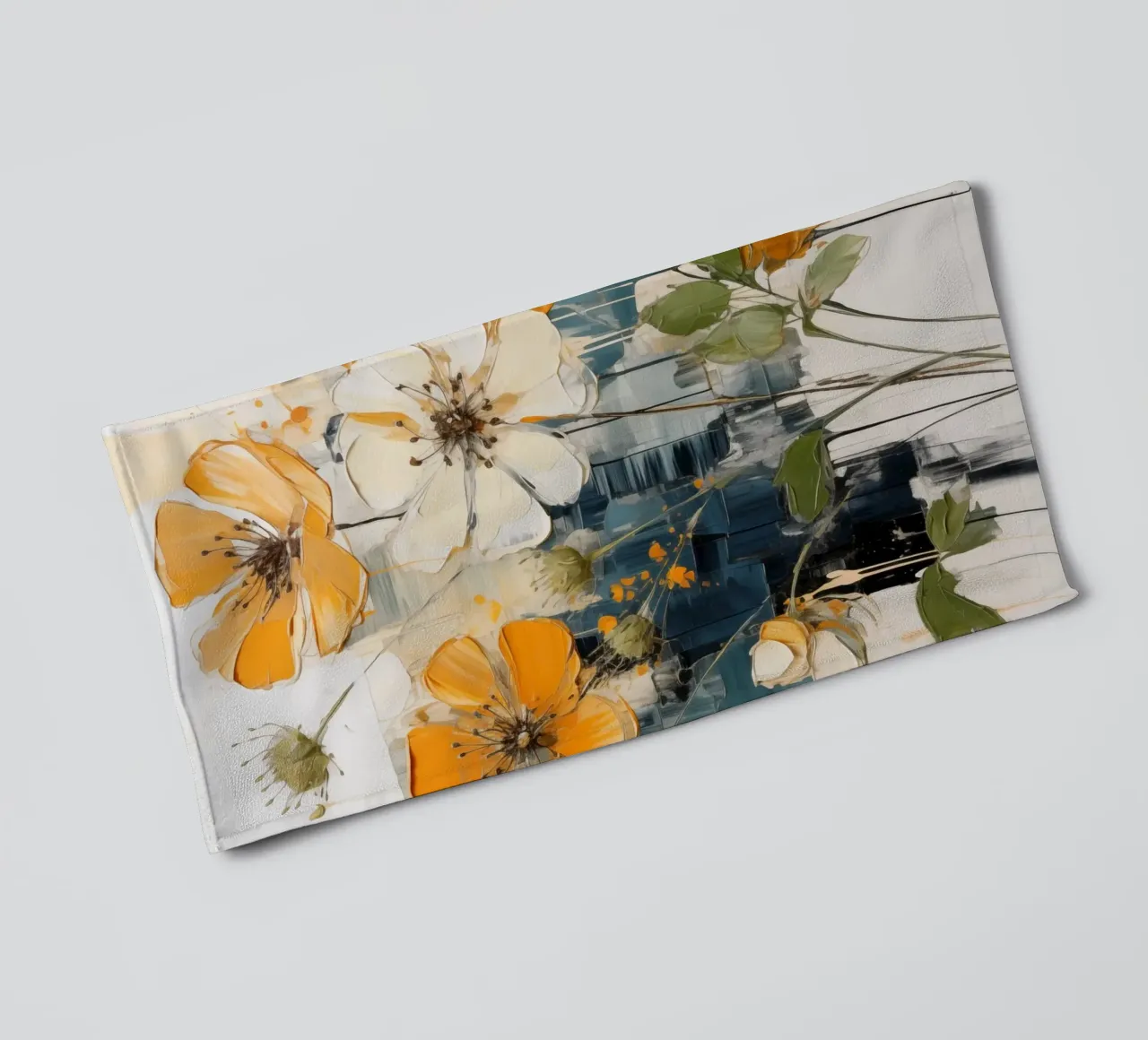 Fiori astratti asciugamano da bagno da Imagine