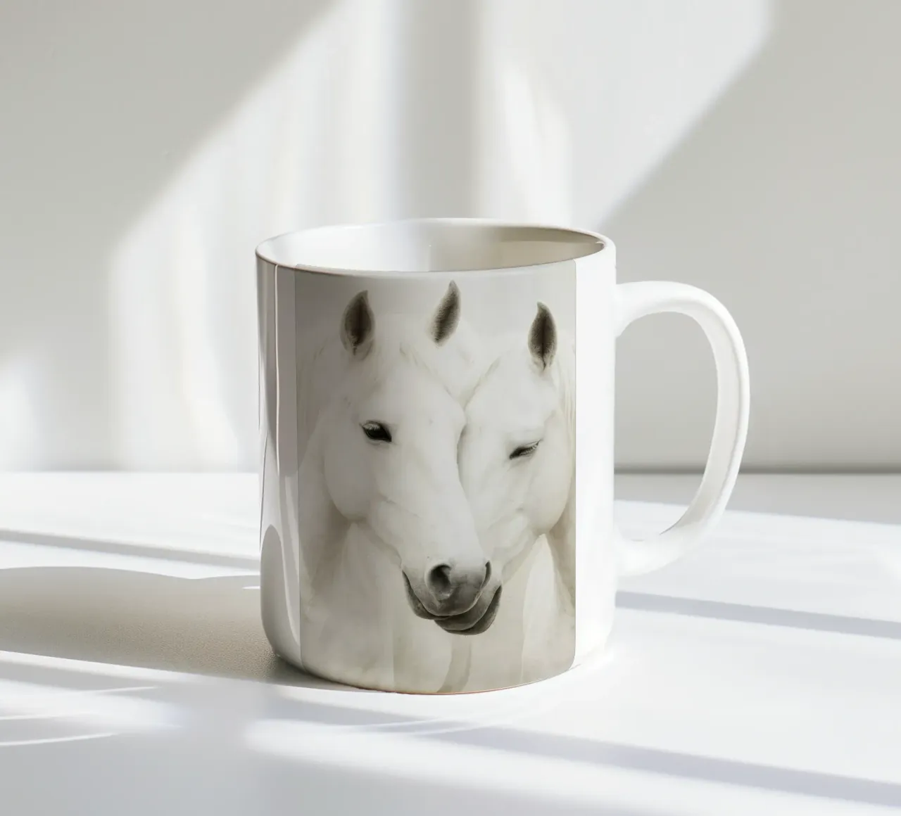 White Harmony tazza in ceramica da treechild