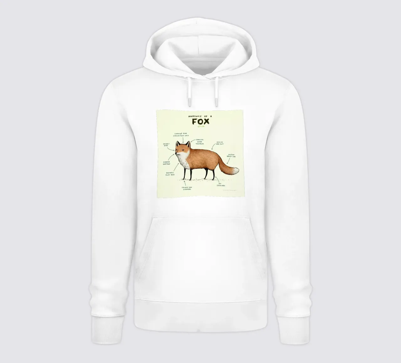 Anatomy Of A Fox felpa con cappuccio da Sophie Corrigan