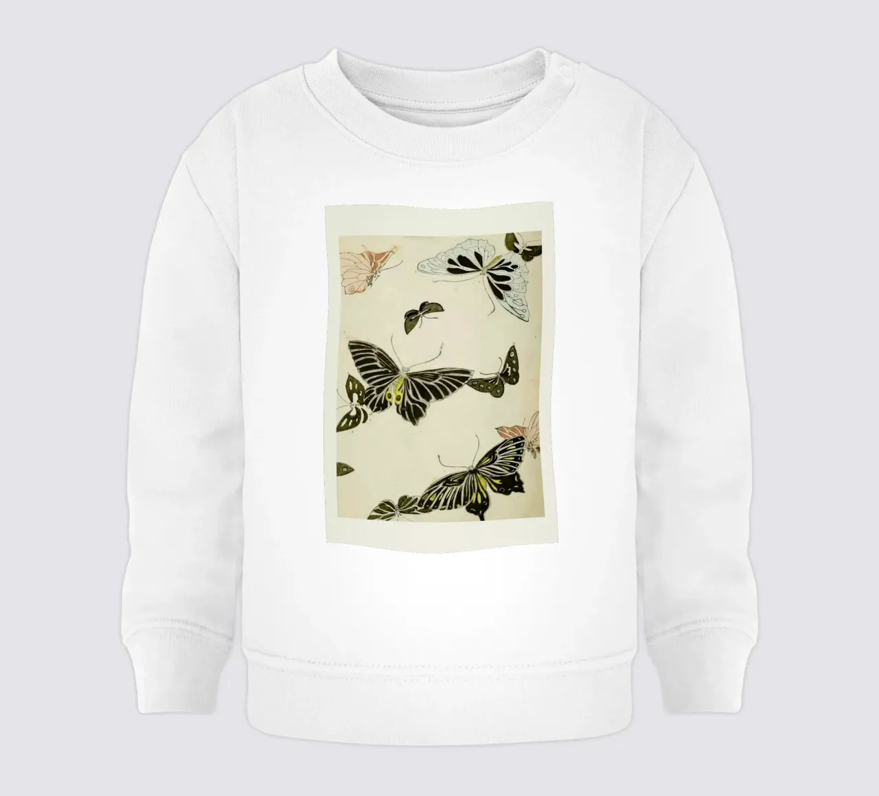 Shin-Bijutsukai - Butterflies felpa neonato da Vintage by JUNIQE