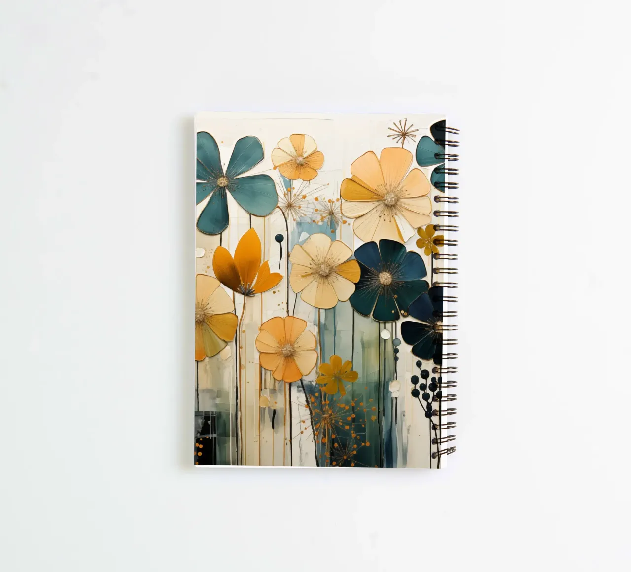 Flowers spiral notebook by Imagine