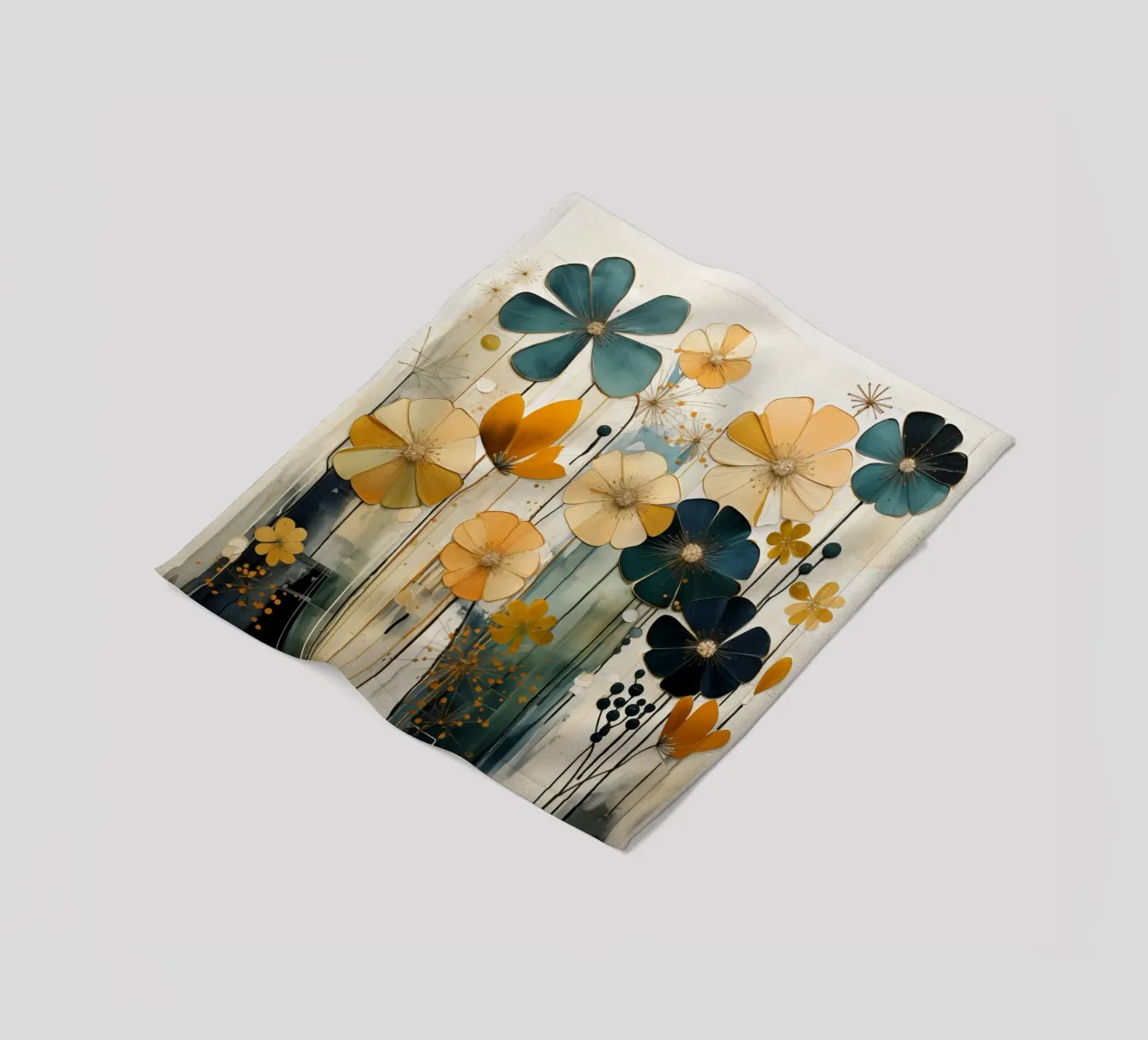 I fiori coperta in pile da Imagine