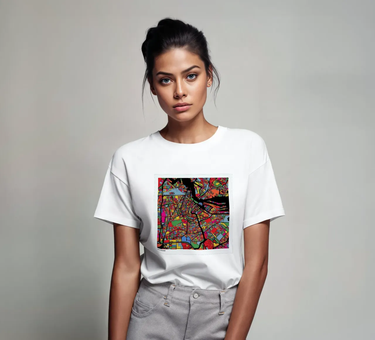 Amsterdam t-shirt da The Cartography Collection
