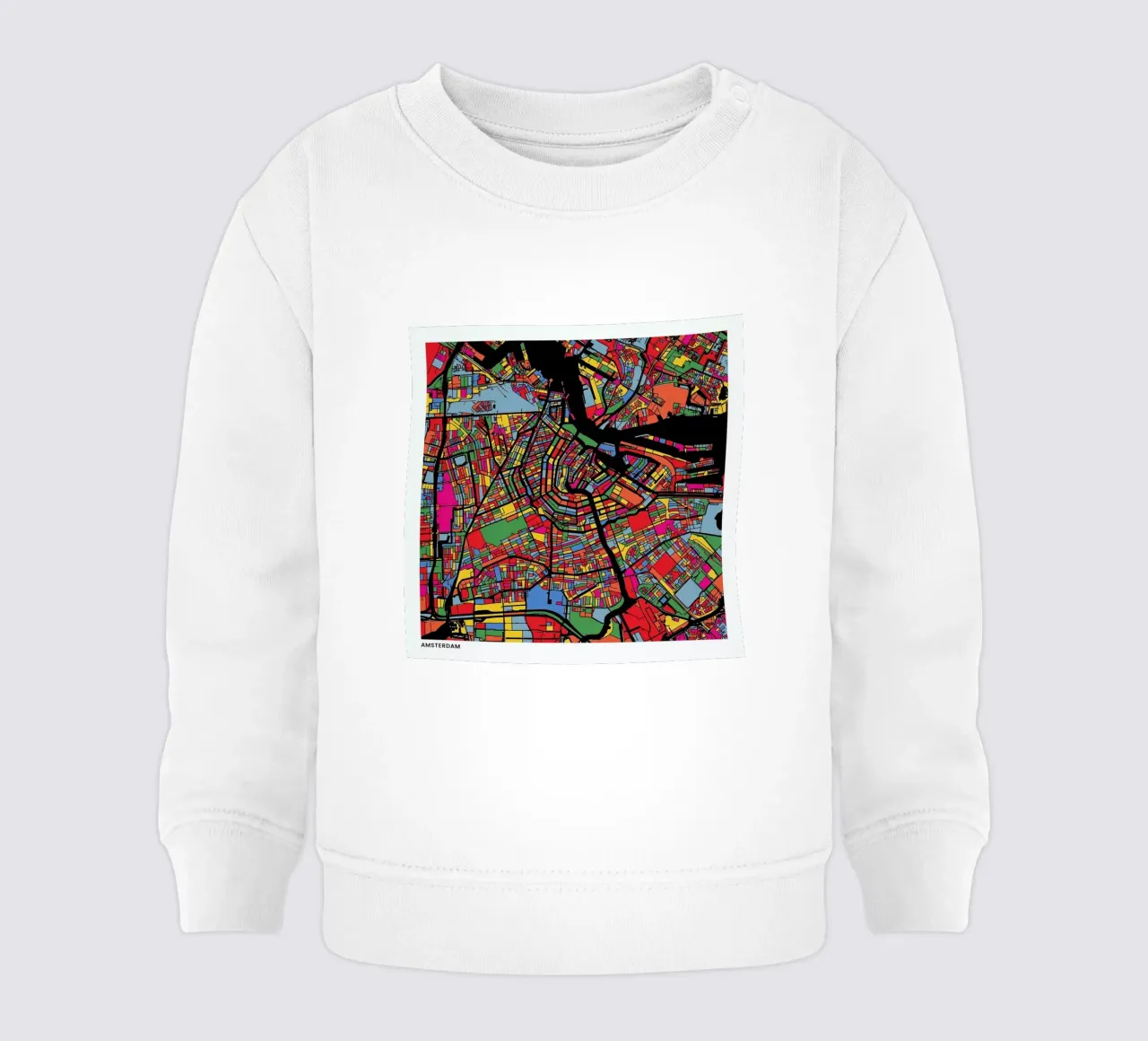 Amsterdam felpa neonato da The Cartography Collection