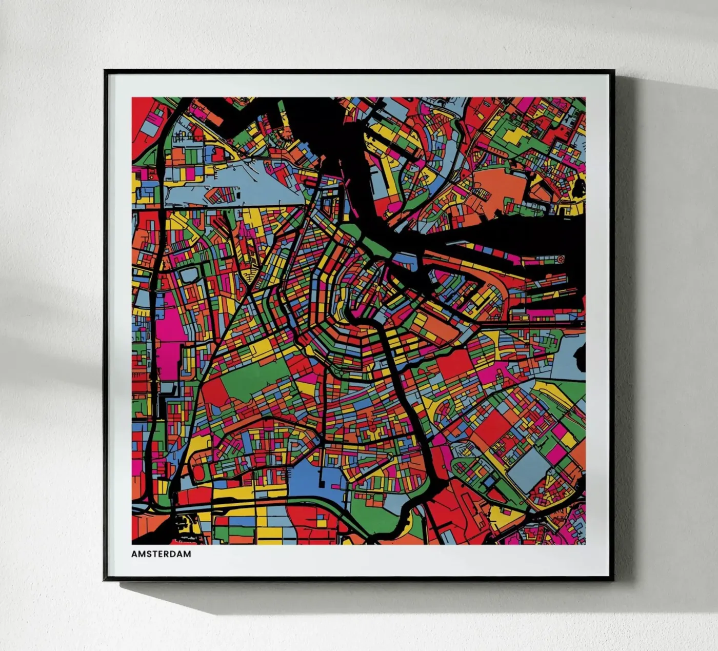 Amsterdam plexiglas de The Cartography Collection