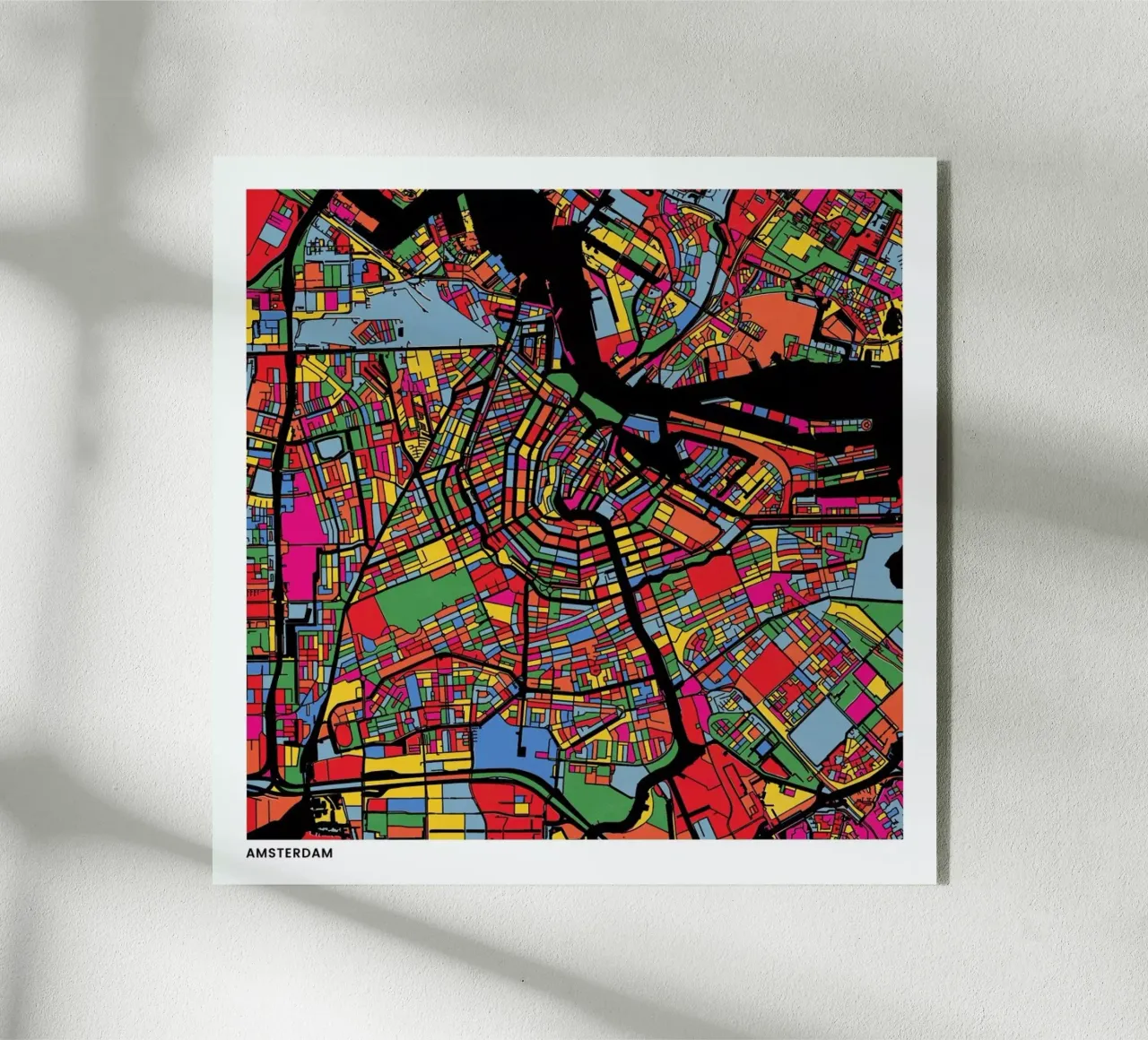 Amsterdam plexiglass da The Cartography Collection