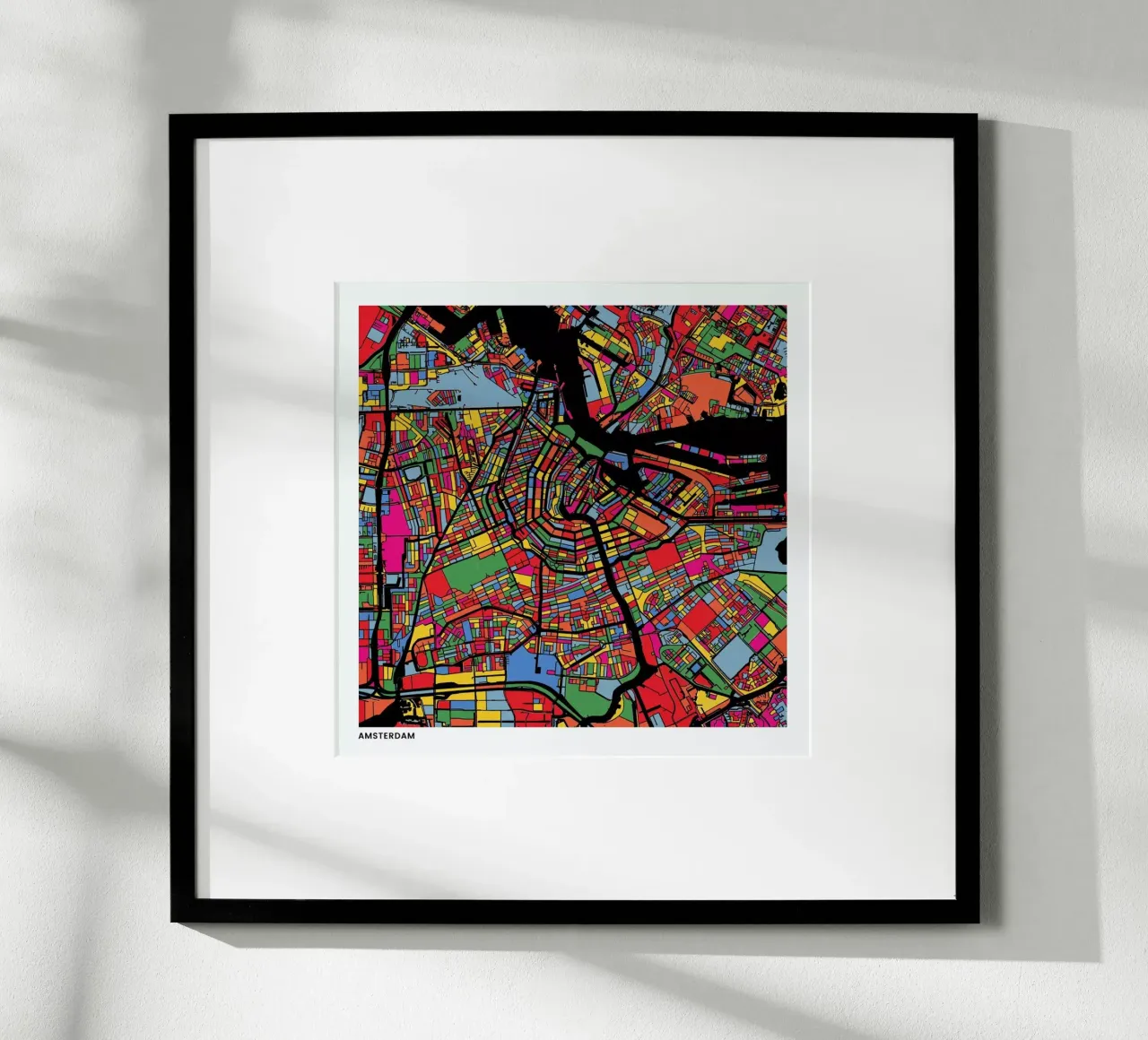 Amsterdam poster da The Cartography Collection