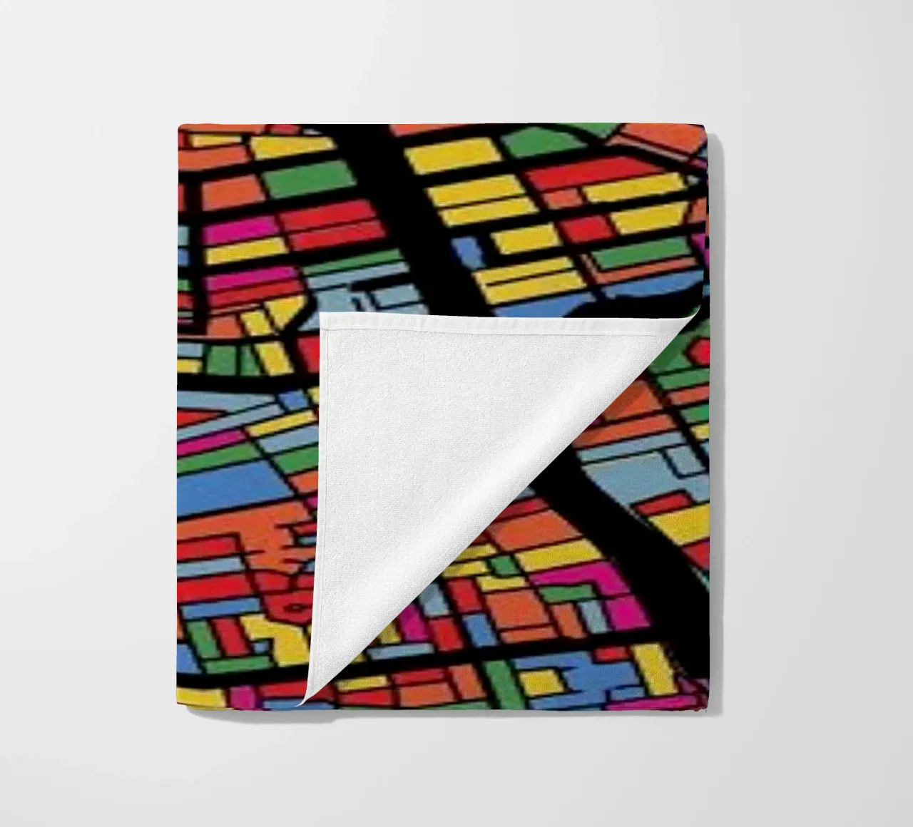 Amsterdam beach towel by The Cartography Collection