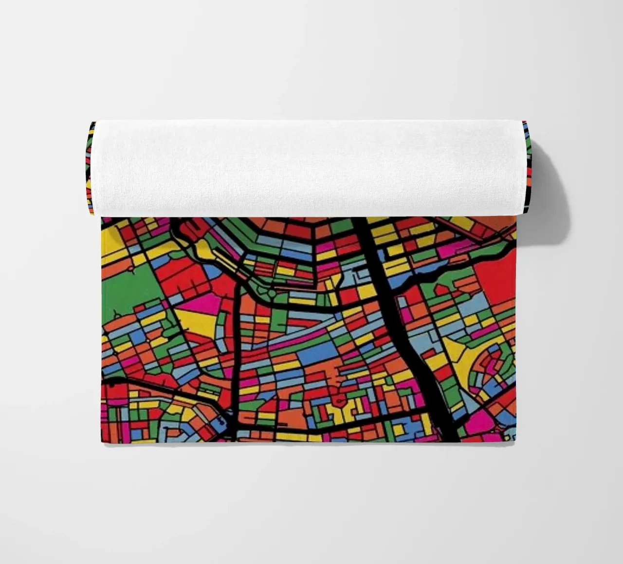 Amsterdam beach towel by The Cartography Collection