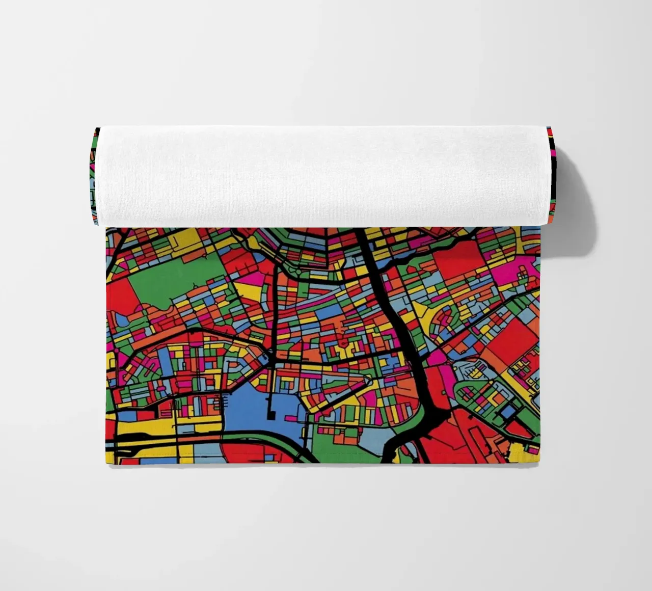 Amsterdam beach towel by The Cartography Collection