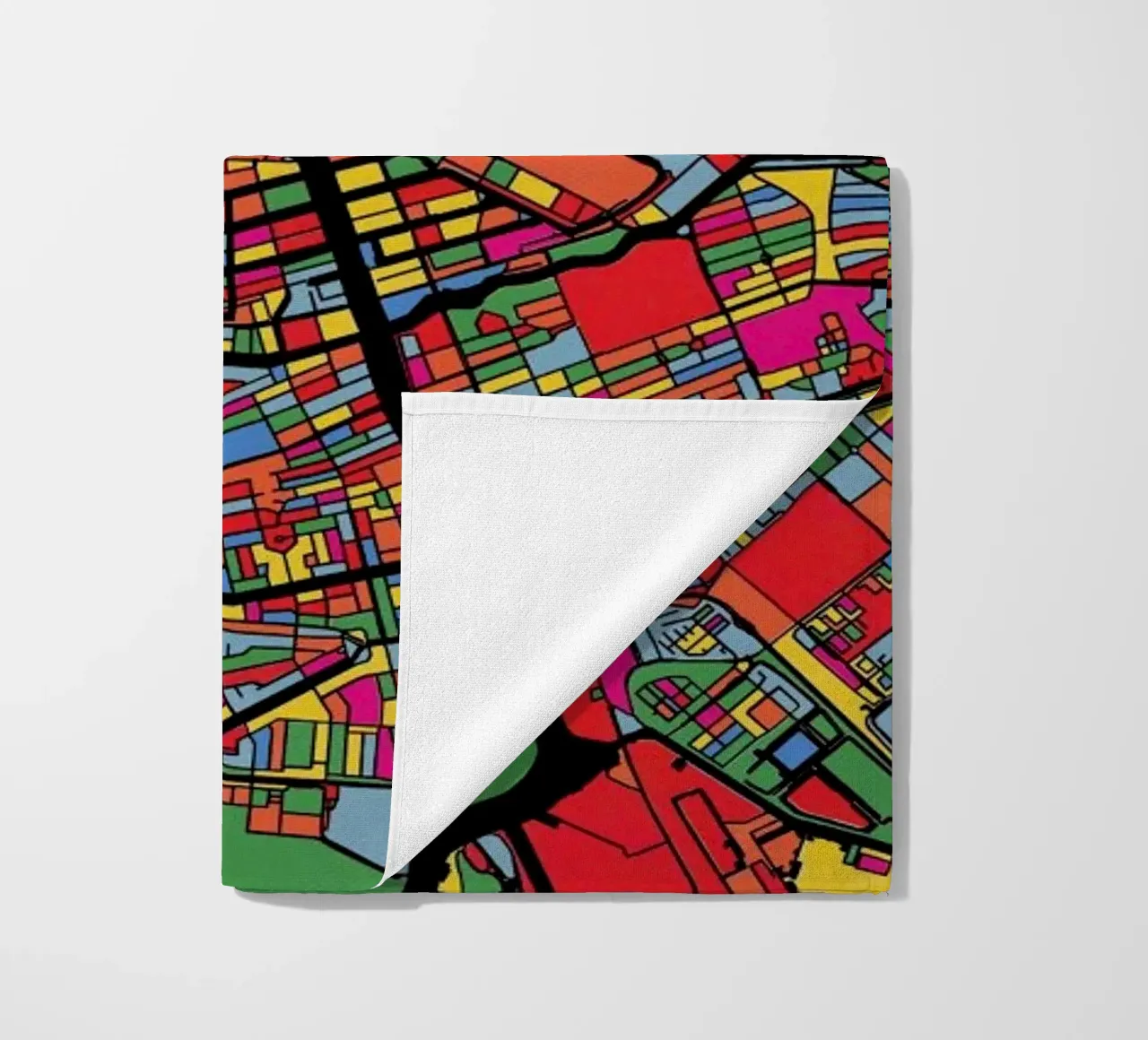Amsterdam beach towel by The Cartography Collection