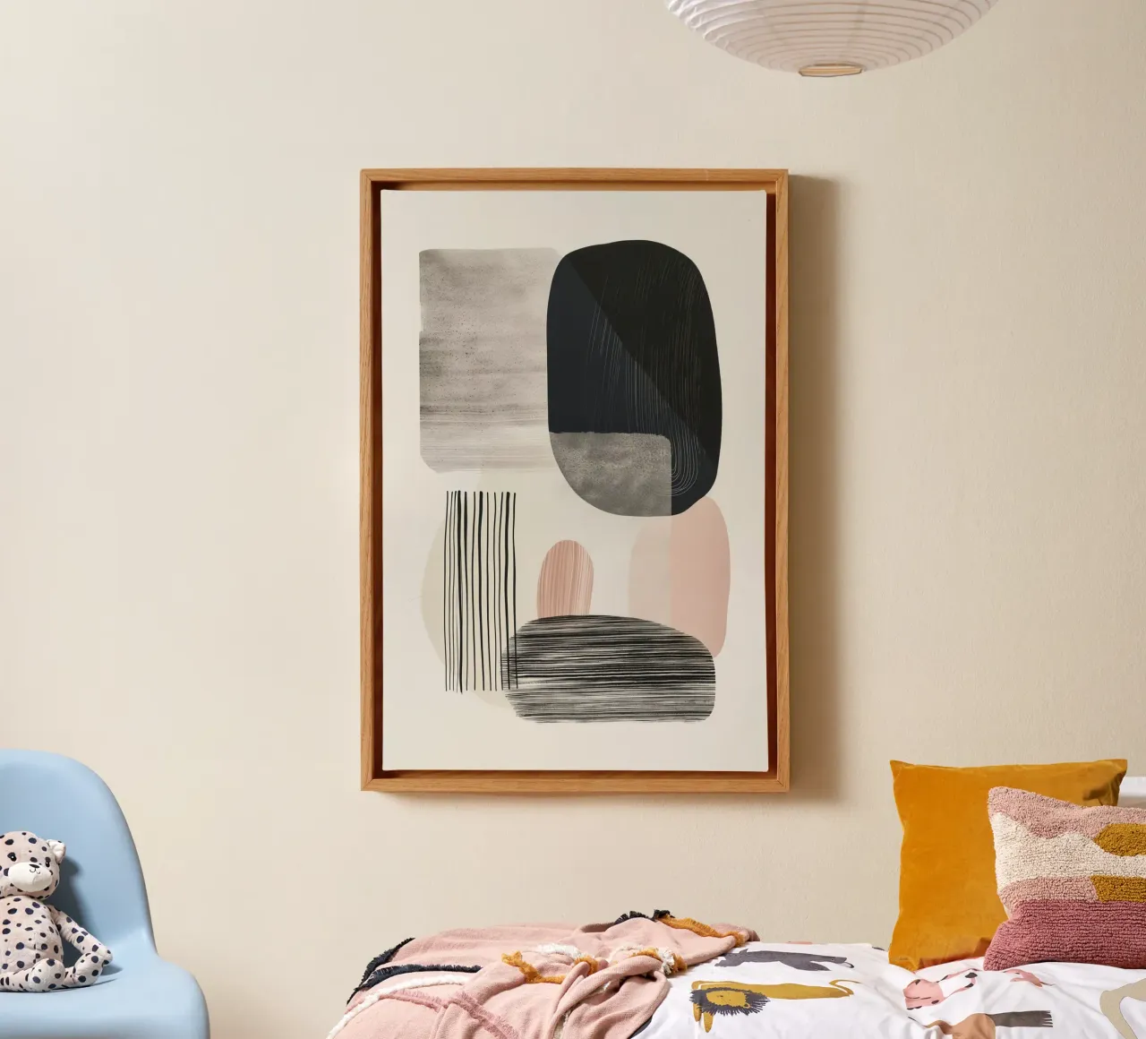Scandinavisch abstract canvas van Imagine