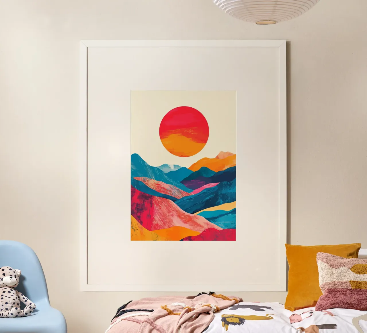 sun mountains hills sunset sunrise valleys hahnemühle by minerva santiago