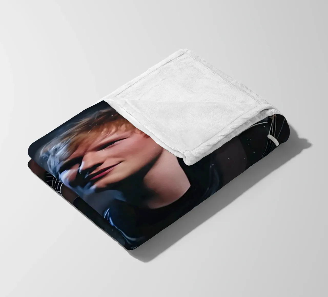 Ed Sheeran coperta in pile da Low poly art
