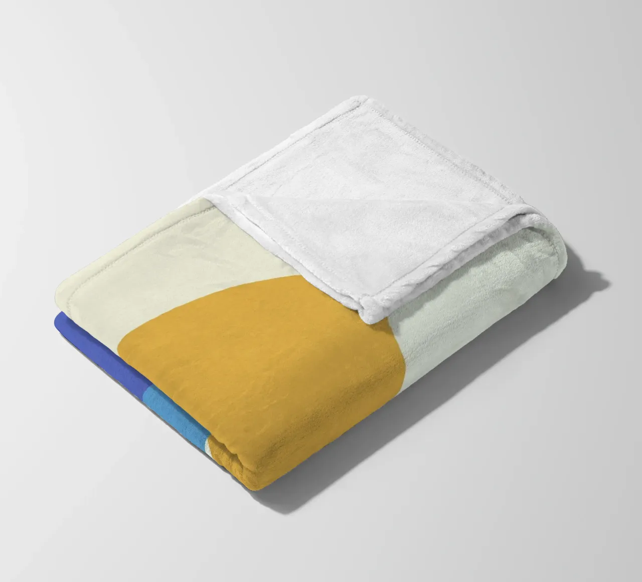 Sunny Island - Oro blu coperta in pile da MoonlightPrint