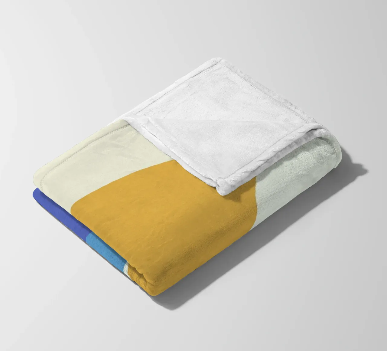 Sunny Island - Oro blu coperta in pile da MoonlightPrint