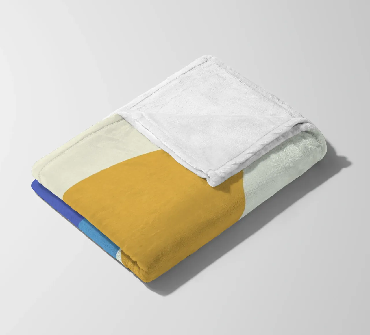Sunny Island - Oro blu coperta in pile da MoonlightPrint