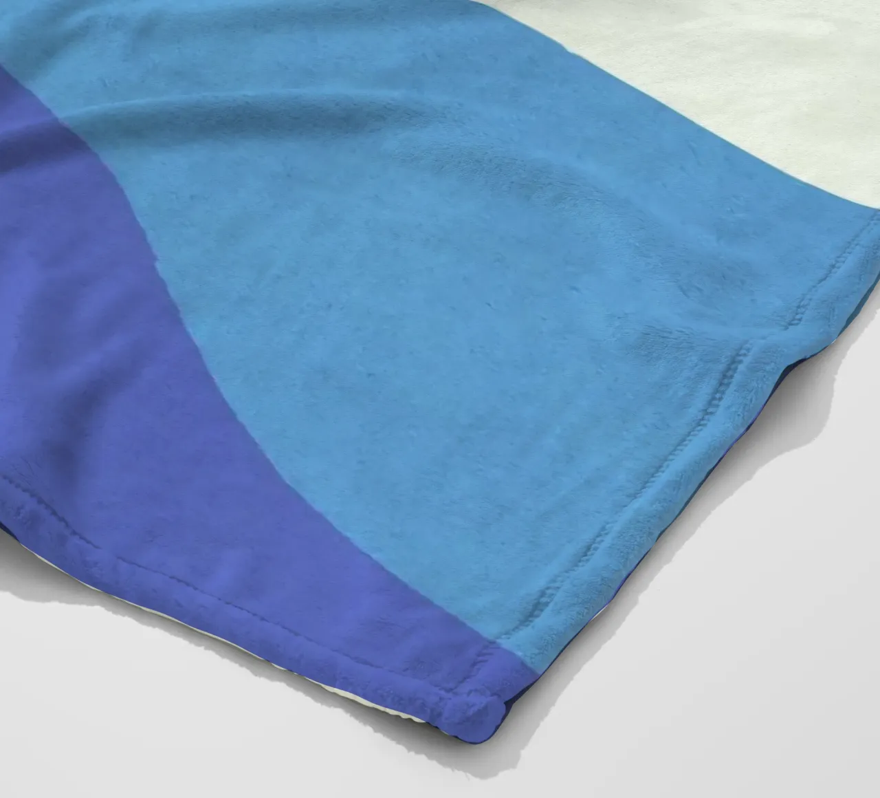 Sunny Island - Oro blu coperta in pile da MoonlightPrint