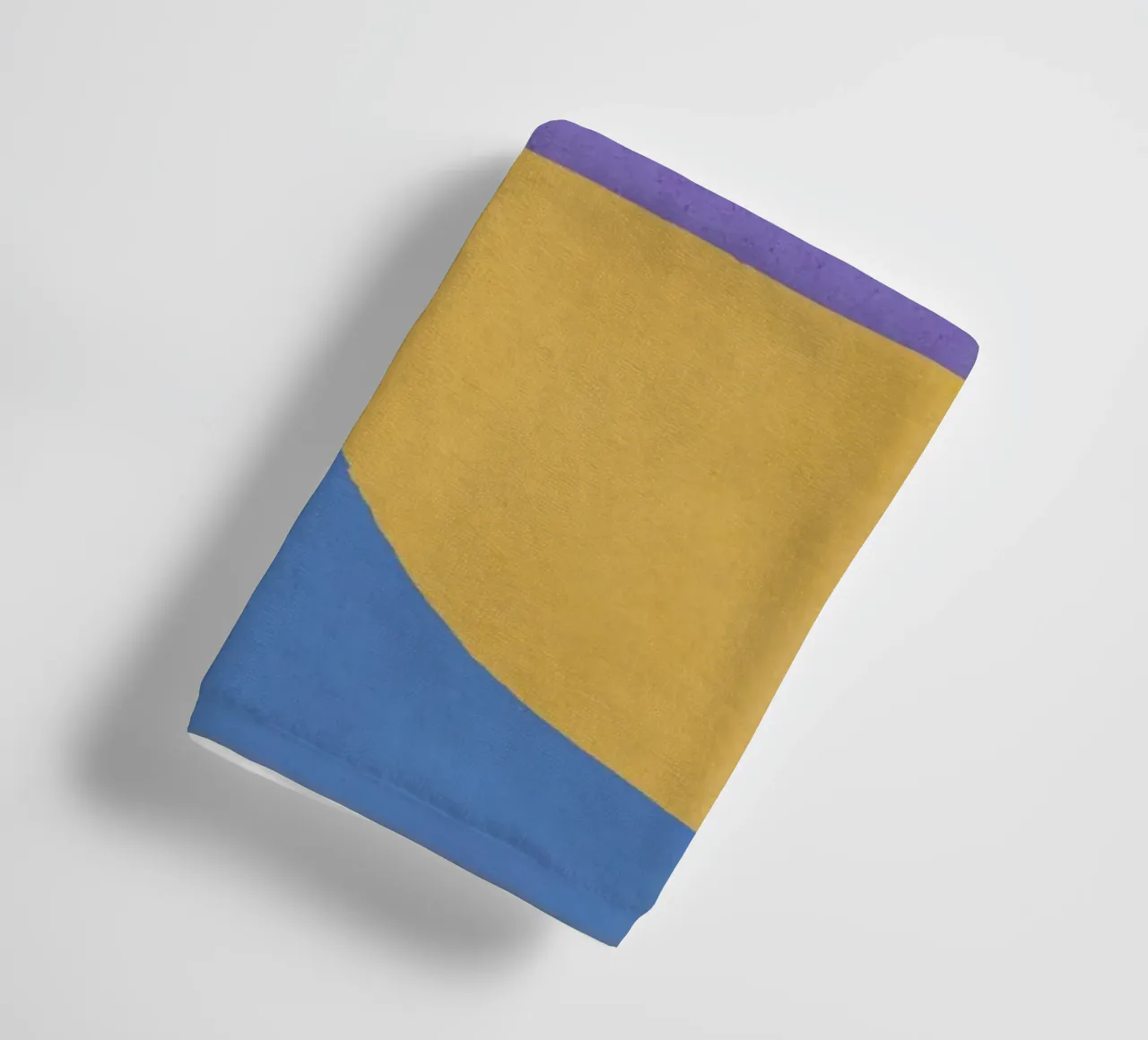 Sunset Island - Red Blue towel by MoonlightPrint