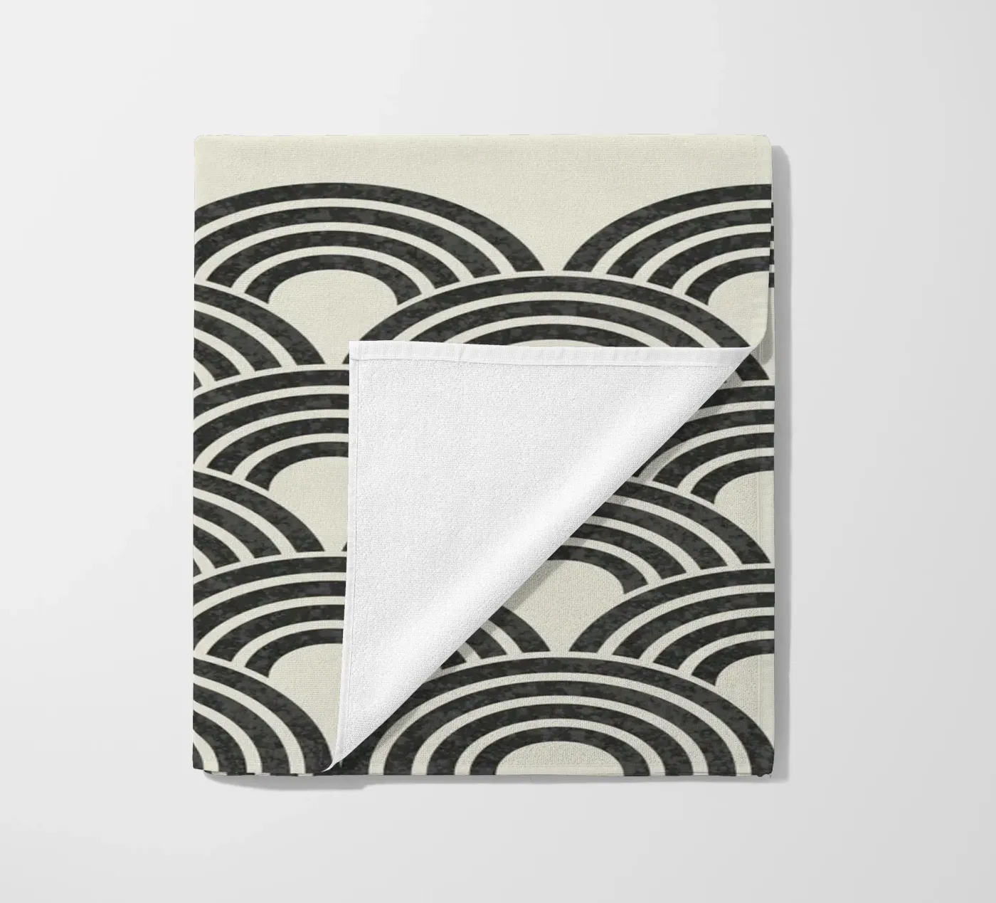 Sun Wave Pattern - Oriental telo mare da MoonlightPrint