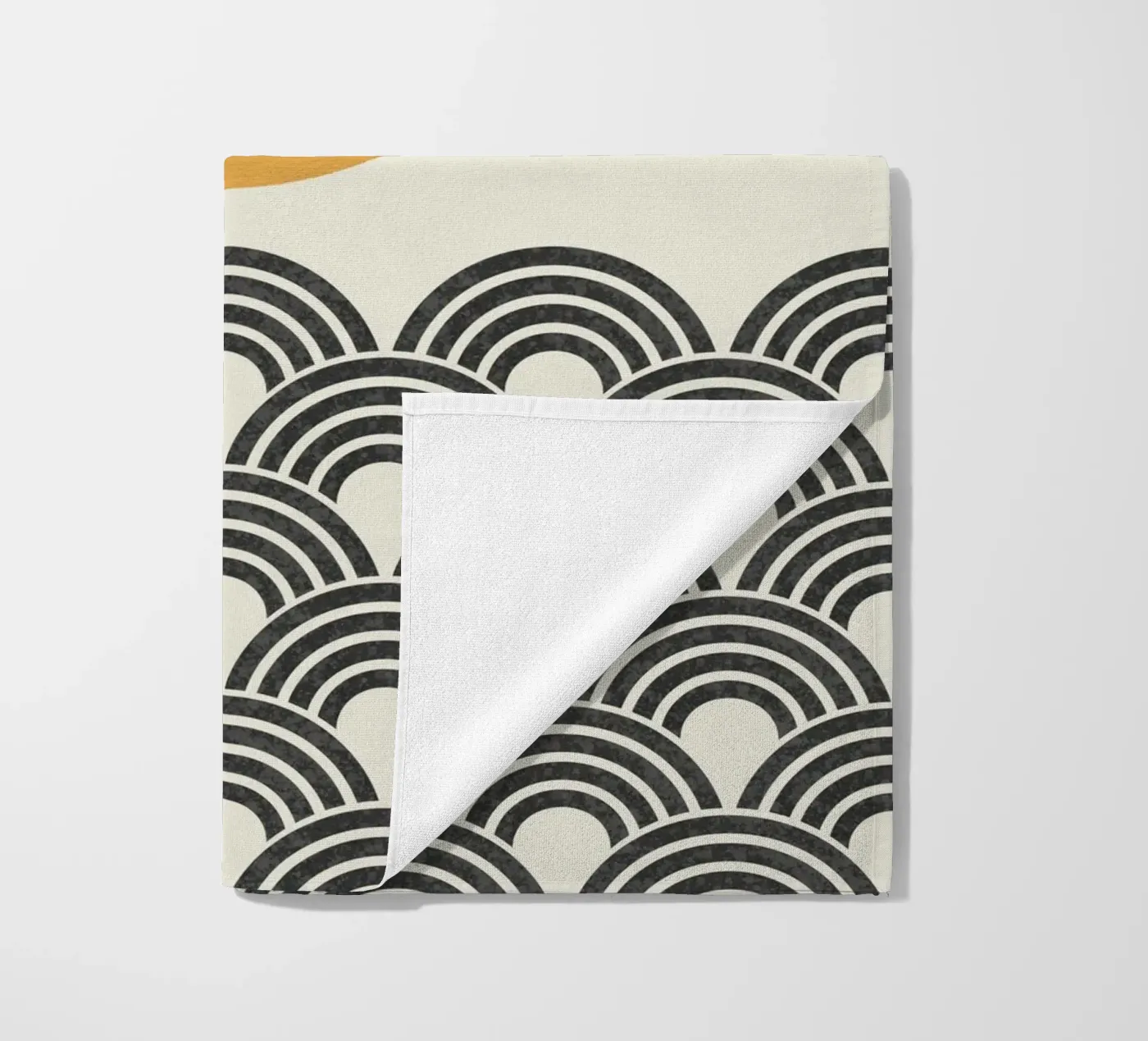 Sun Wave Pattern - Oriental telo mare da MoonlightPrint