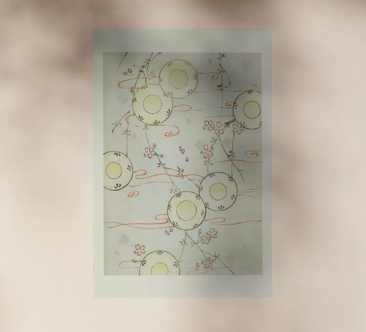 Shin-Bijutsukai - Floral Flow pellicola backlit da Vintage by JUNIQE