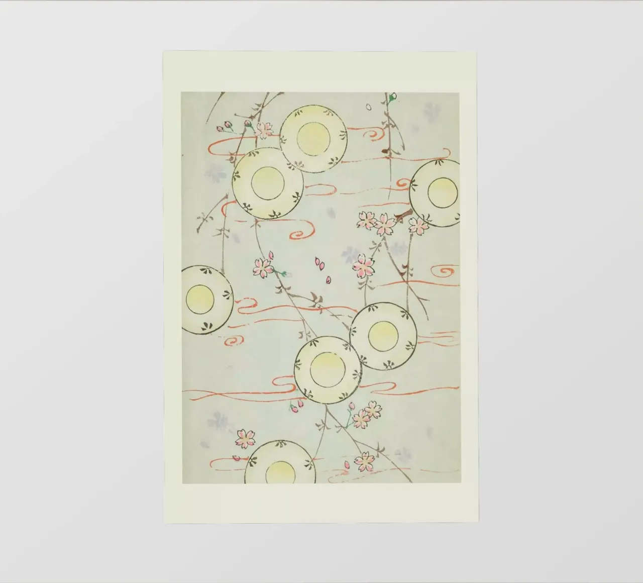 Shin-Bijutsukai - Floral Flow pellicola backlit da Vintage by JUNIQE