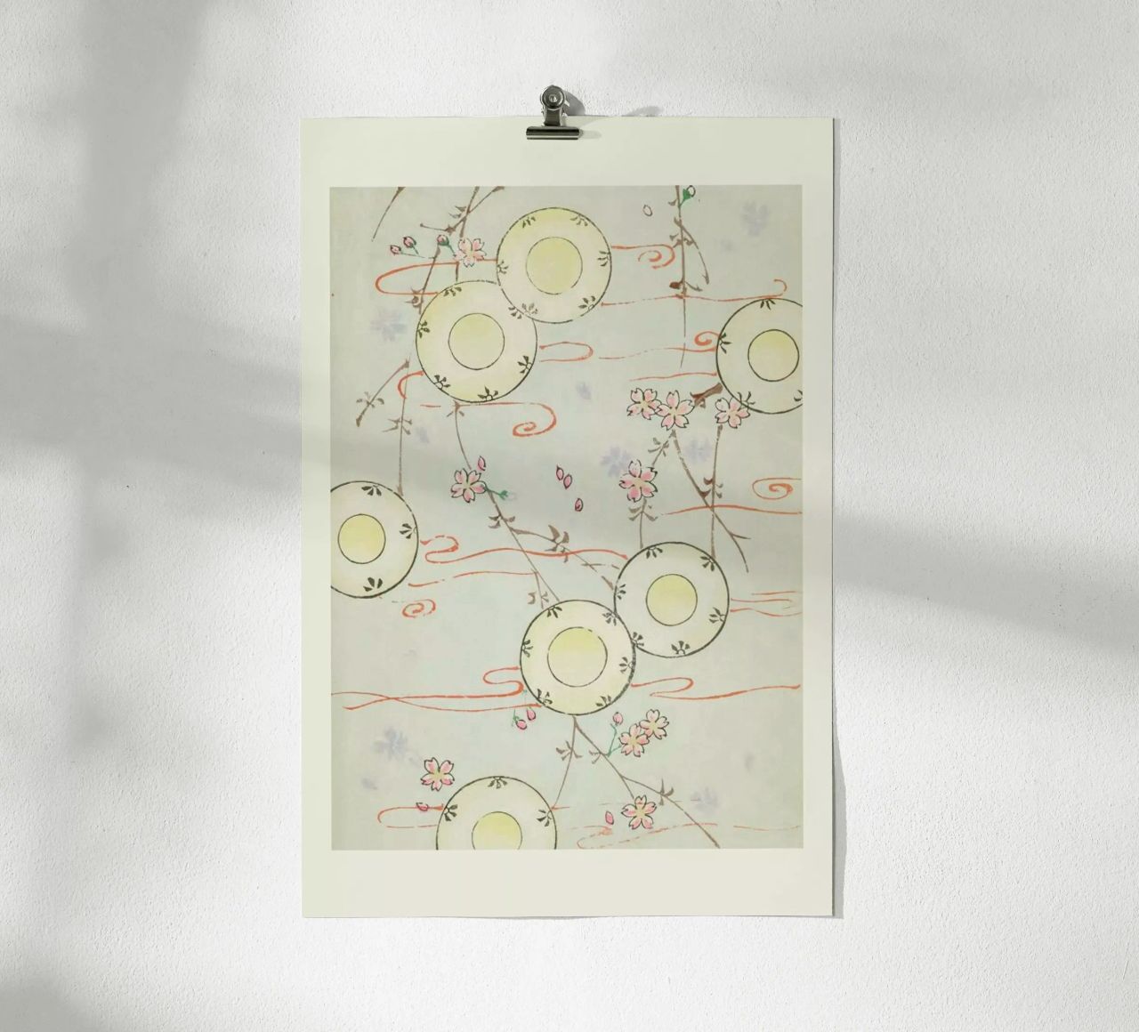 Shin-Bijutsukai - Floral Flow poster de Vintage by JUNIQE