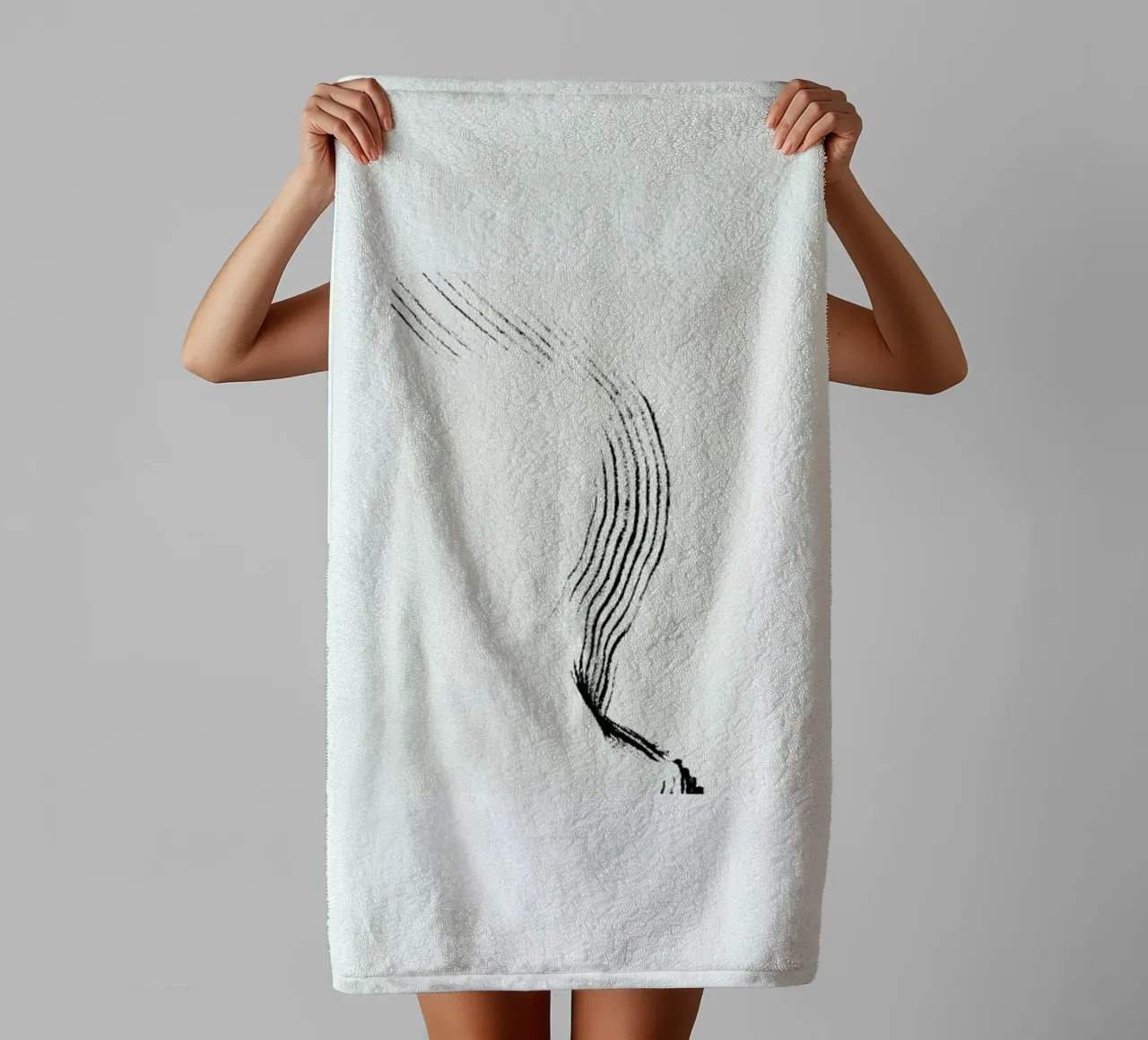 Fluent 06 badhanddoek van STUDIO LEEMO