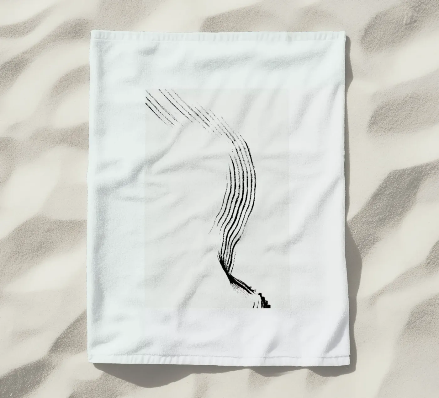 Fluent 06 strandhanddoek van STUDIO LEEMO
