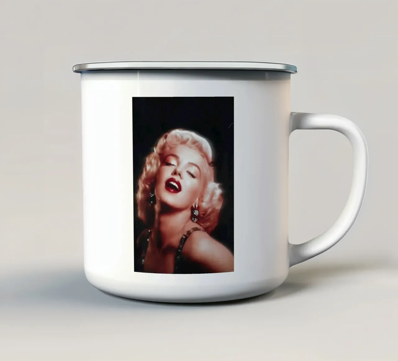 Storia Da Marilyn tazza in smalto da Low poly art