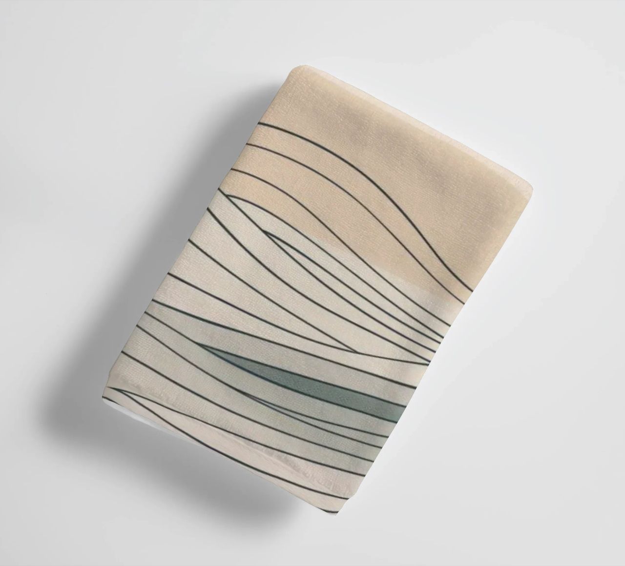 Zonsondergang, abstract serviette de bain de Imagine