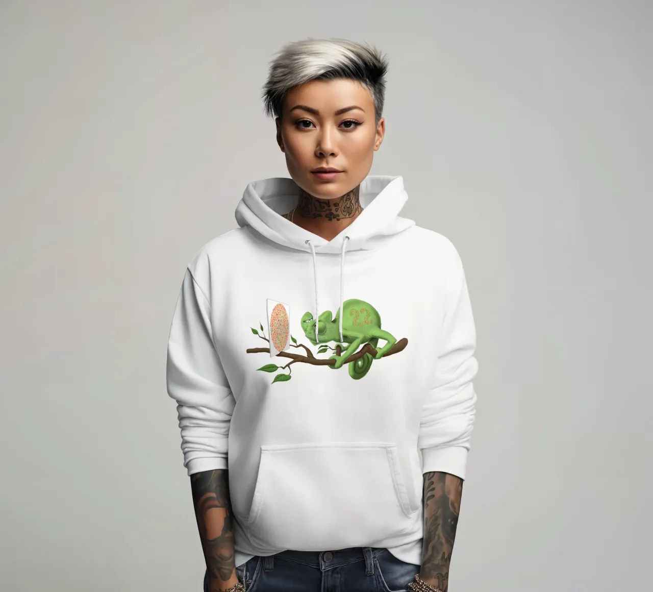 Can´t see it myself (Wordless) felpa con cappuccio da Rob Art | Illustration