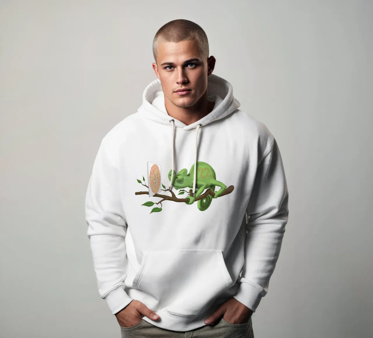 Can´t see it myself (Wordless) felpa con cappuccio da Rob Art | Illustration