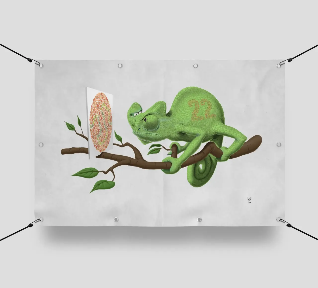 Can´t see it myself (Wordless) telo in pvc da Rob Art | Illustration