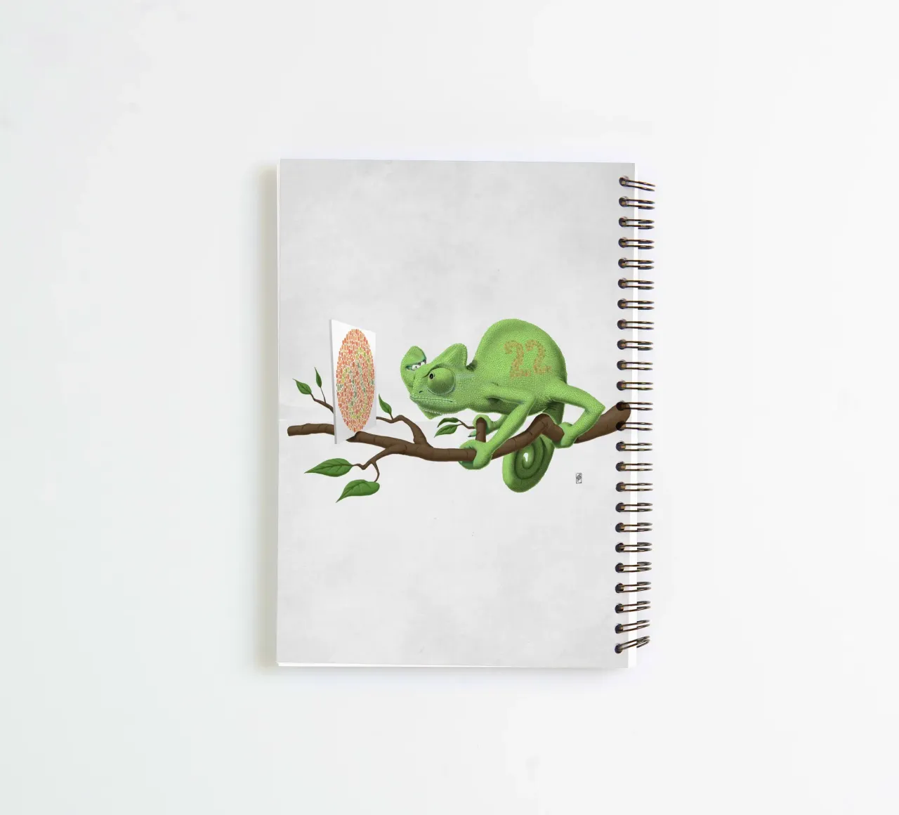 Can´t see it myself (Wordless) spiral notebook by Rob Art | Illustration