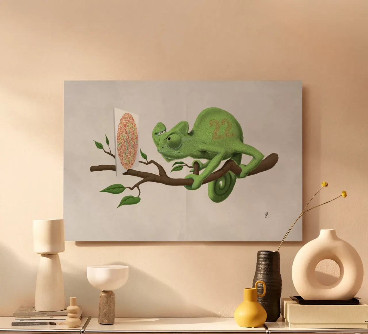 Can´t see it myself (Wordless) alluminio dibond da Rob Art | Illustration