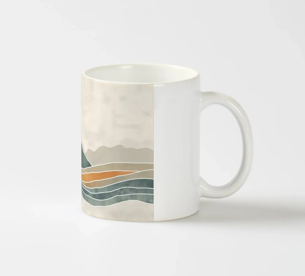 Sole astratto tazza in ceramica da Imagine