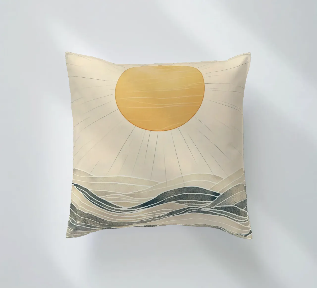 Il sole sul mare cuscino da Imagine