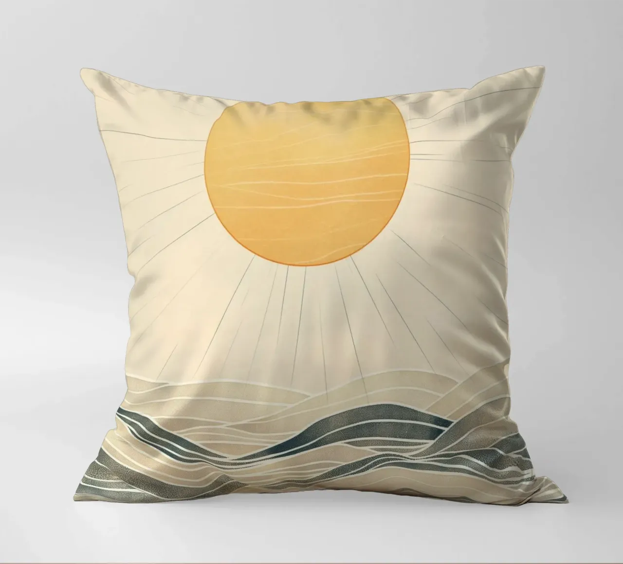 Il sole sul mare cuscino da Imagine