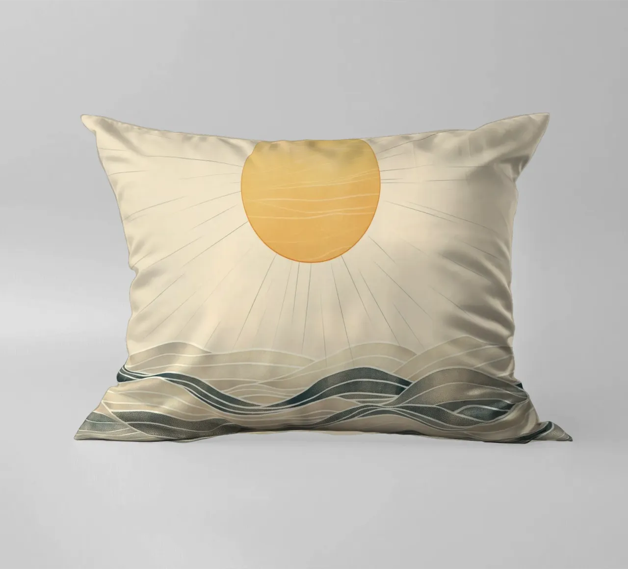 Il sole sul mare cuscino da Imagine