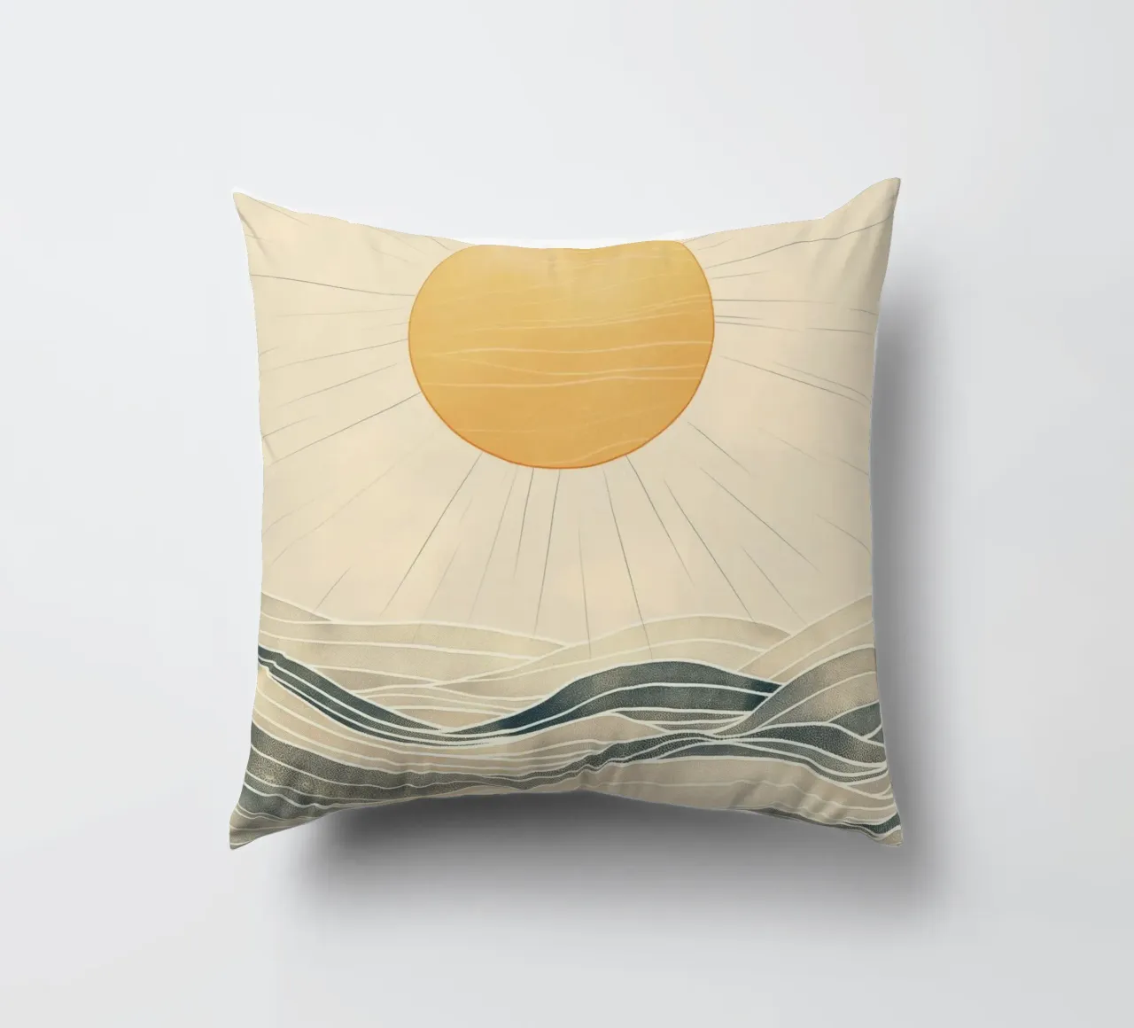Il sole sul mare cuscino da Imagine
