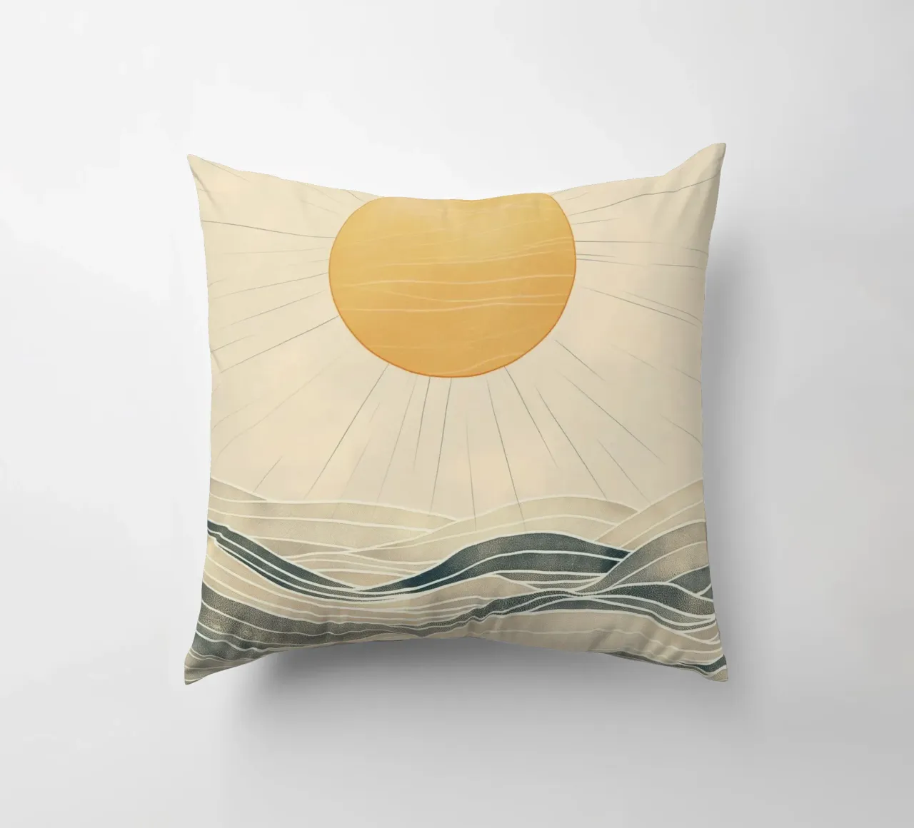 Il sole sul mare cuscino da Imagine