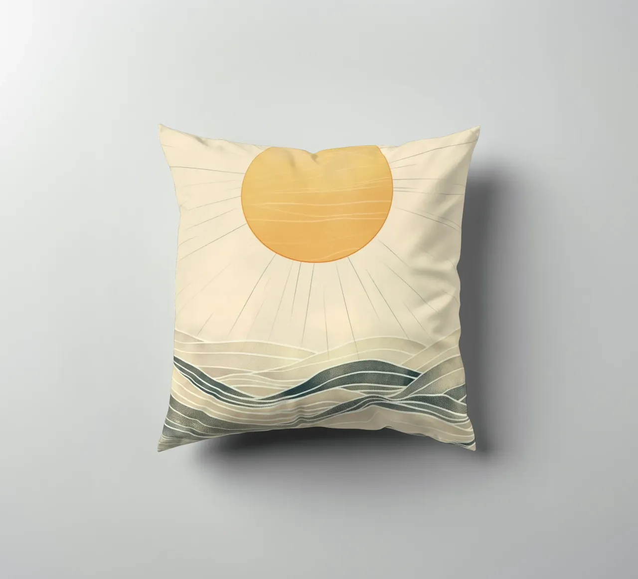 Il sole sul mare cuscino da Imagine