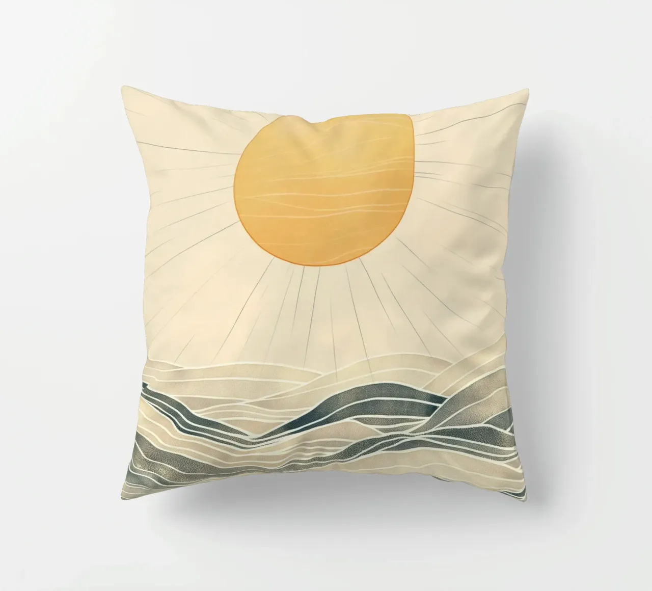 Il sole sul mare cuscino da Imagine